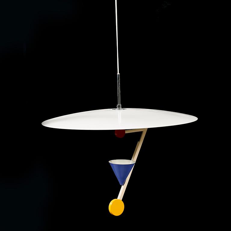 A "Halo there" ceiling lamp by Olle Andersson for Boréns, 1980s, height ca 60 cm.