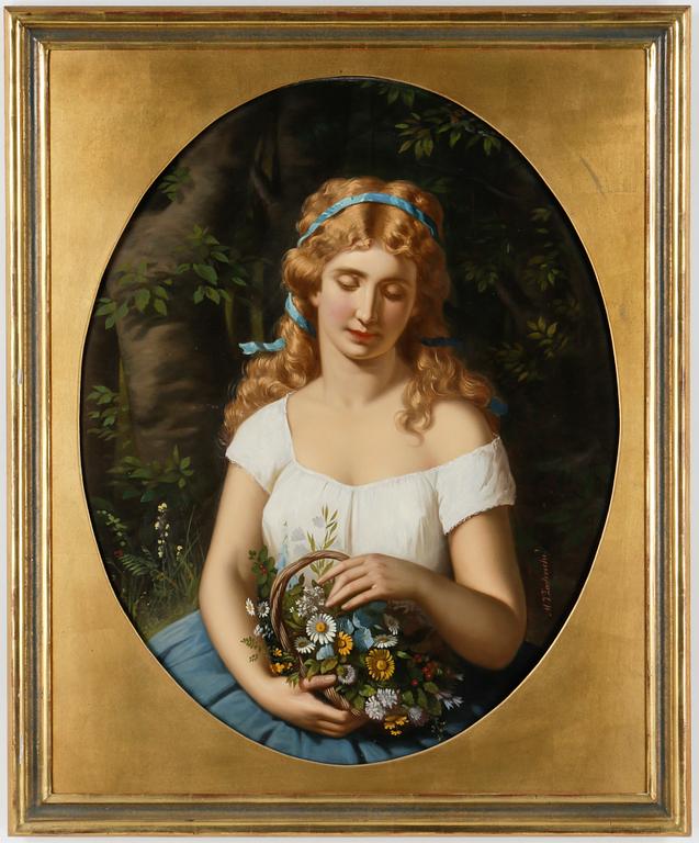 MARCEL JOHANN ZADORECKI, olja på duk. Signerad.