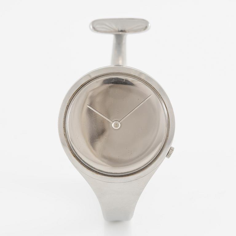 Georg Jensen, "L.U.Chopard & Cie", design Vivianna Torun Bülow-Hübe , armbandsur, 33 mm.