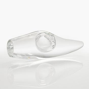 Timo Sarpaneva, glasskulptur, "Orkidé", signerad Timo Sarpaneva 15/1987.