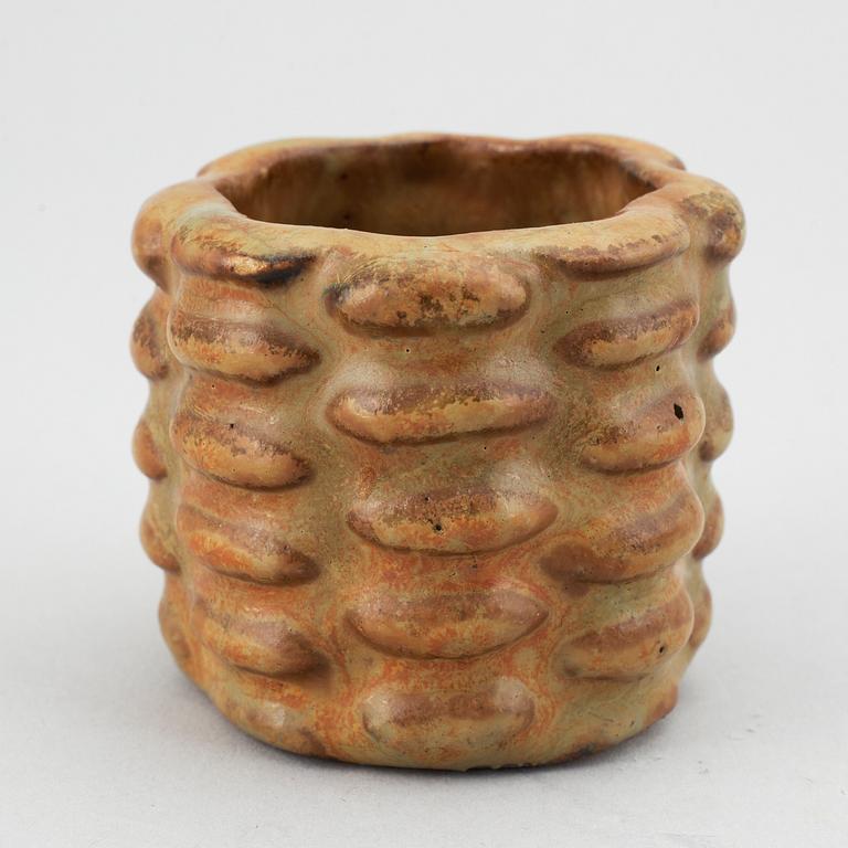 AXEL SALTO, a stoneware vase, Denmark, dated 18-1-33.