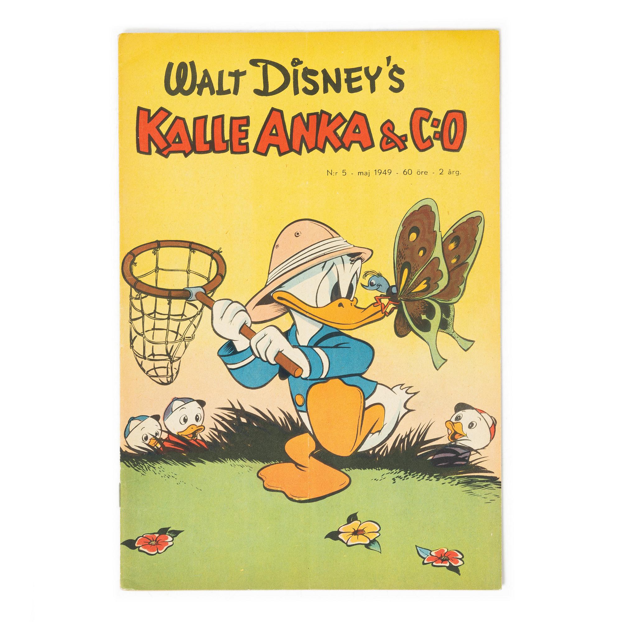 Comic book, Kalle Anka & Co, no. 5, 1949.