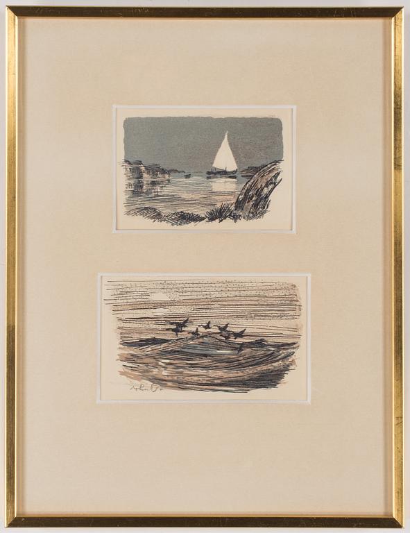 ROLAND SVENSSON, three lithograph in colous, two signed, one numbered.