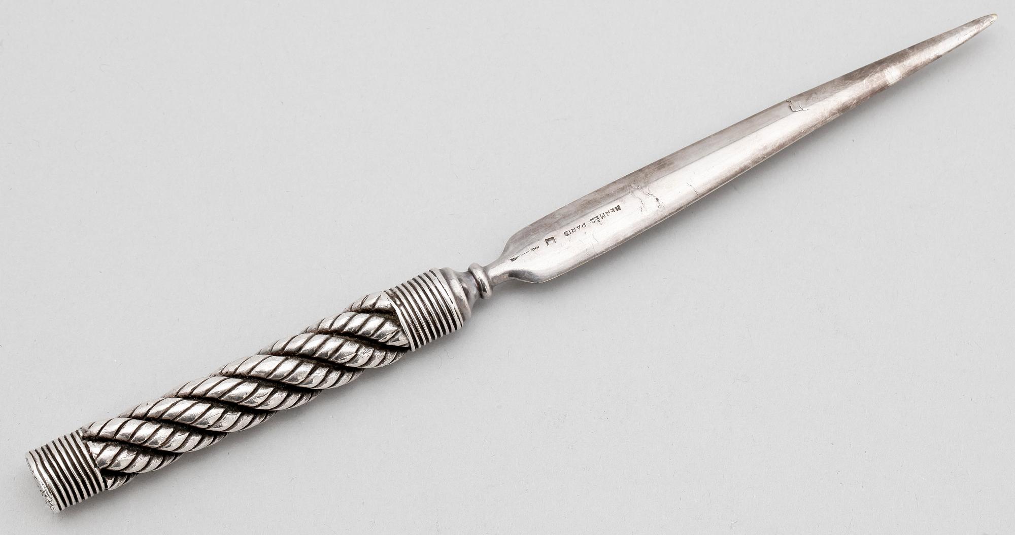 A letter opener by Hermès.