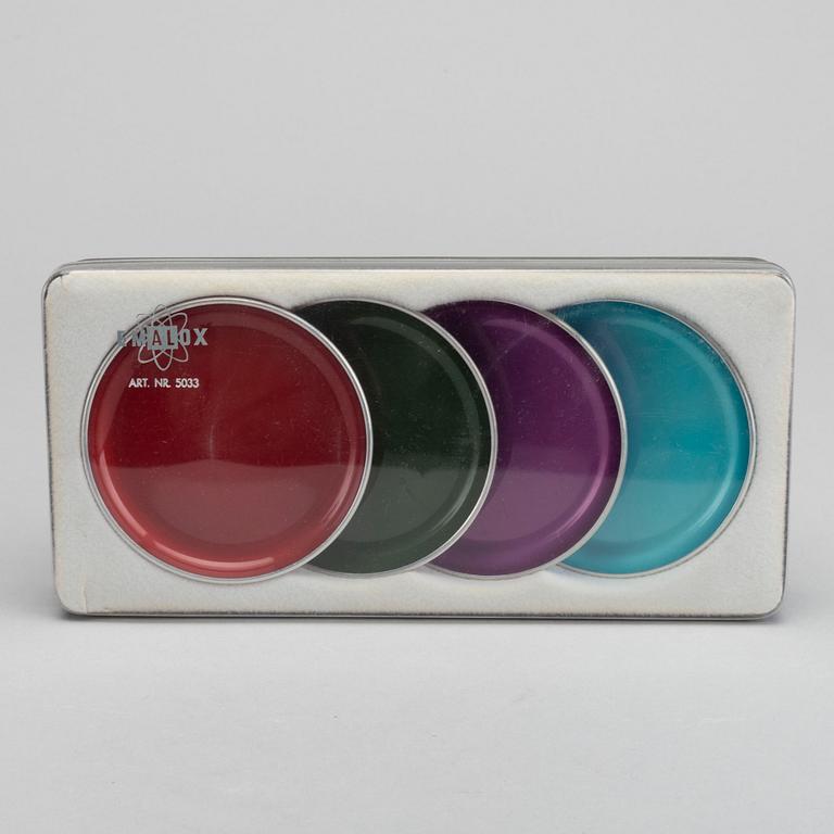 SAMLING EMALOX, 45 delar, aluminium samt emalj, Norge, 1960-tal.