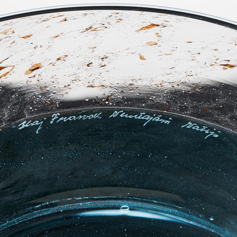 Kaj Franck, "Rengaslautanen", signeerattu Kaj Franck Nuutajärvi Notsjö.