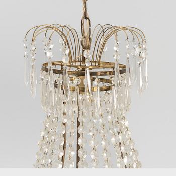 Chandelier, late Gustavian style, 20th century.