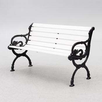 Garden sofa, Byarum, late 20th century.