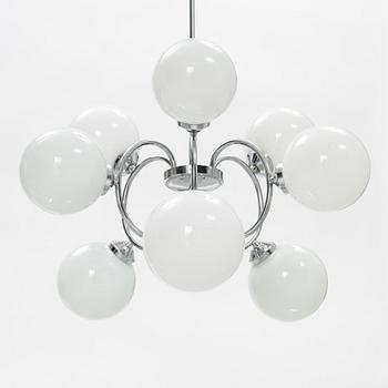 A glass ceiling light, second half of the 20th Century.