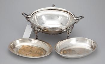 SERVERINGSSKÅL, pläter, Alex Clark Manufacturing, London, England. 1800/1900-tal.