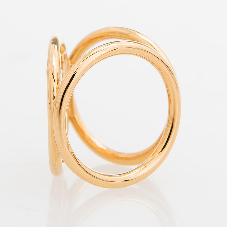 Louis Vuitton, "Louise" scarf ring. Marked Italy.