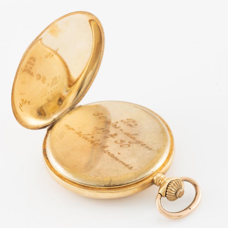 Fickur, Viking, 14K guld, 51 mm.