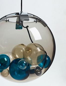 Paolo Venini, and Massimo Pistilli, a "Palotta" glass ceiling lamp, Venini, Italy 1960-70's.