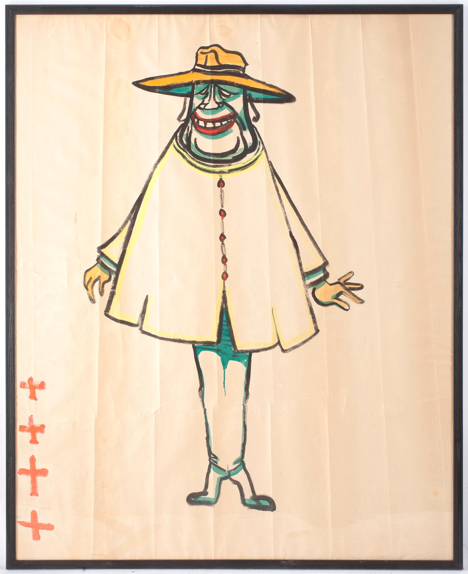 CARL KYLBERG, akvarell, osignerad.