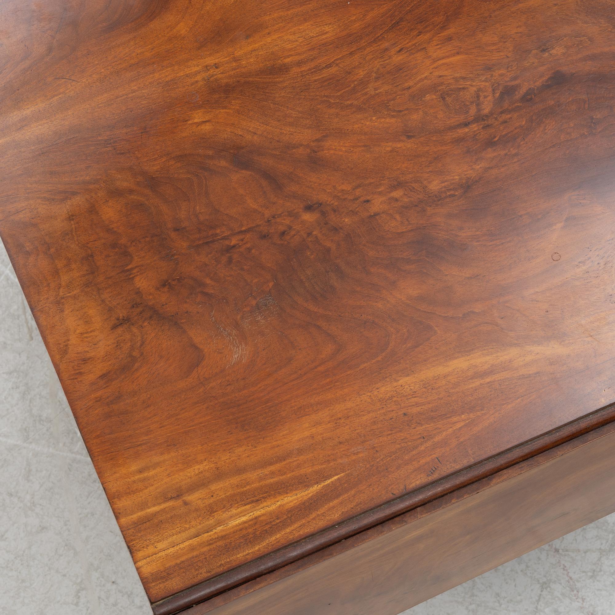 Sofa, 2 armchairs, 2 chairs, drop-leaf table Karl Johan, different models, 19th century.