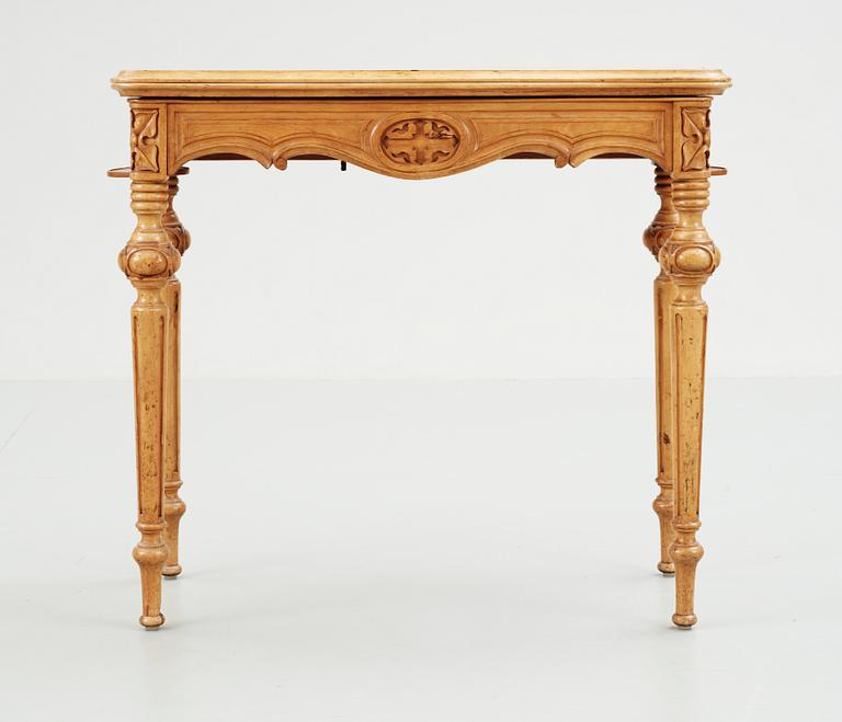 SPELBORD, nyrenässans, sent 1800-tal.