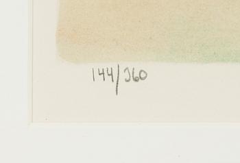 Einar Jolin, lithograph in colours, signed and numbered 144/360.