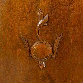 Bookcase with cabinet, 1930s.