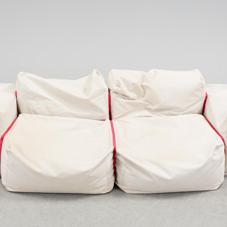 A sofa and ottoman 'Oblong' by Jasper Morrisson, Cappellini, Italy.