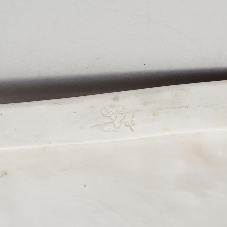 A parian sculpture 'Ariadne' from Gustafsberg, 1890.