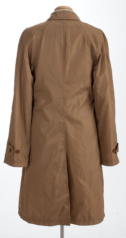 A Prada rain coat.