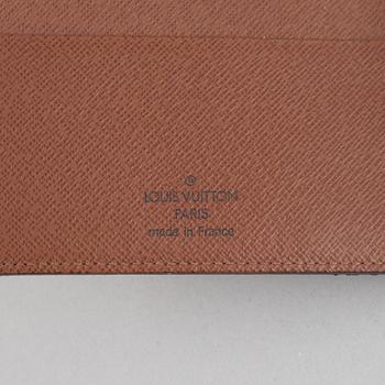 Louis Vuitton, plånbok och kalender.