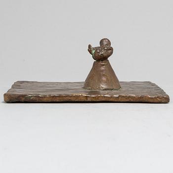 BIANCA MARIA BARMEN, a patent bronze sculpture, signed and dated -96, numbered IV/V.