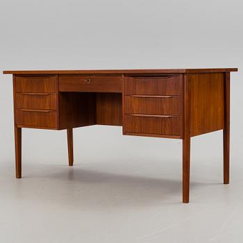 A second half of the 20th century teak writing desk.