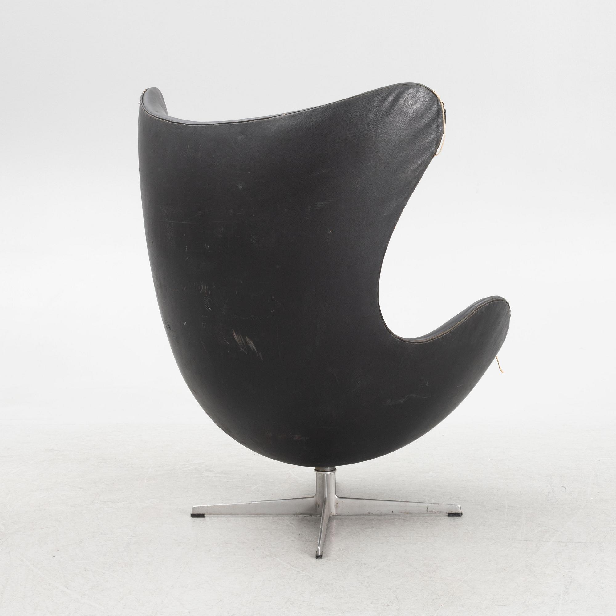 Arne Jacobsen, fåtölj, "Ägget", Fritz Hansen, Danmark.