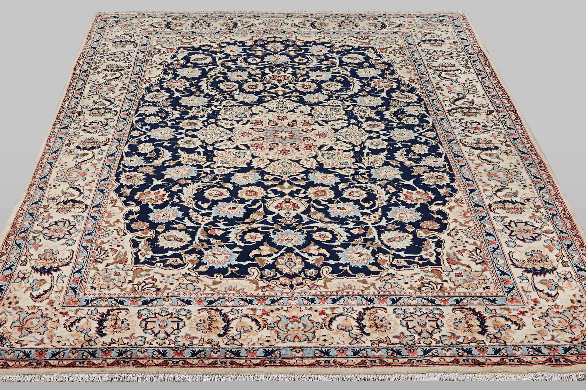 A carpet, Najafabad, ca 342 x 268 cm.