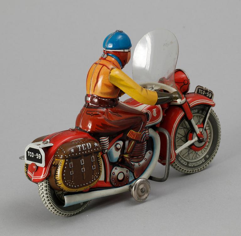 TIPP & CO MOTORCYKEL, Tyskland, ca 1950. Märkt TCO-59.