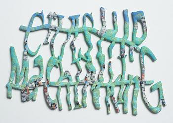 Daniel Keller, executed 2014. Multicolour 3D print. Unique.