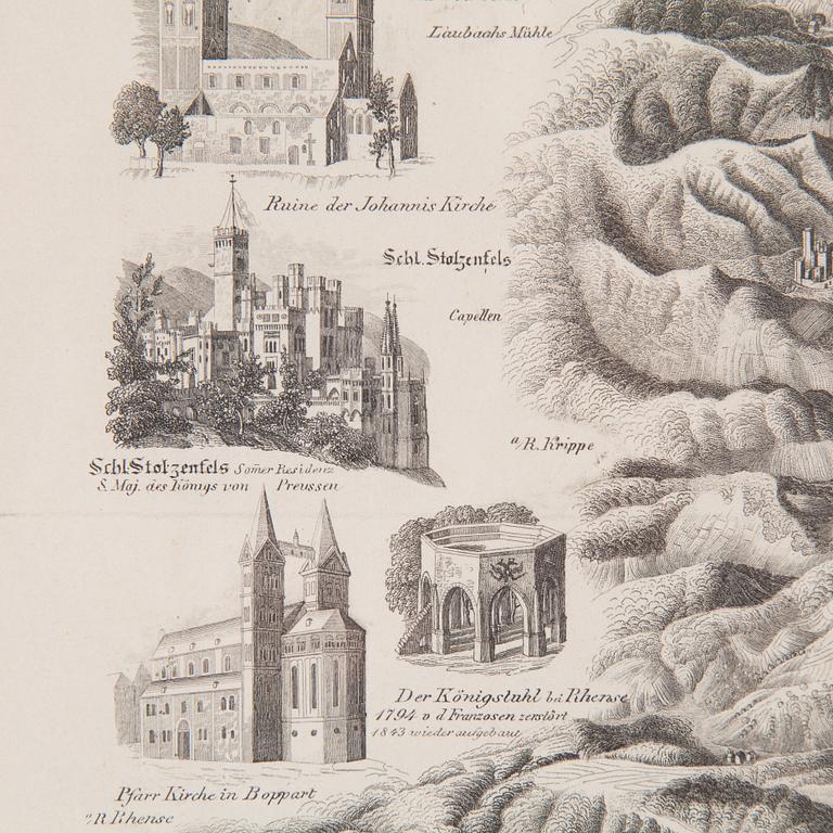 MAP, Germany, late 19th Century.