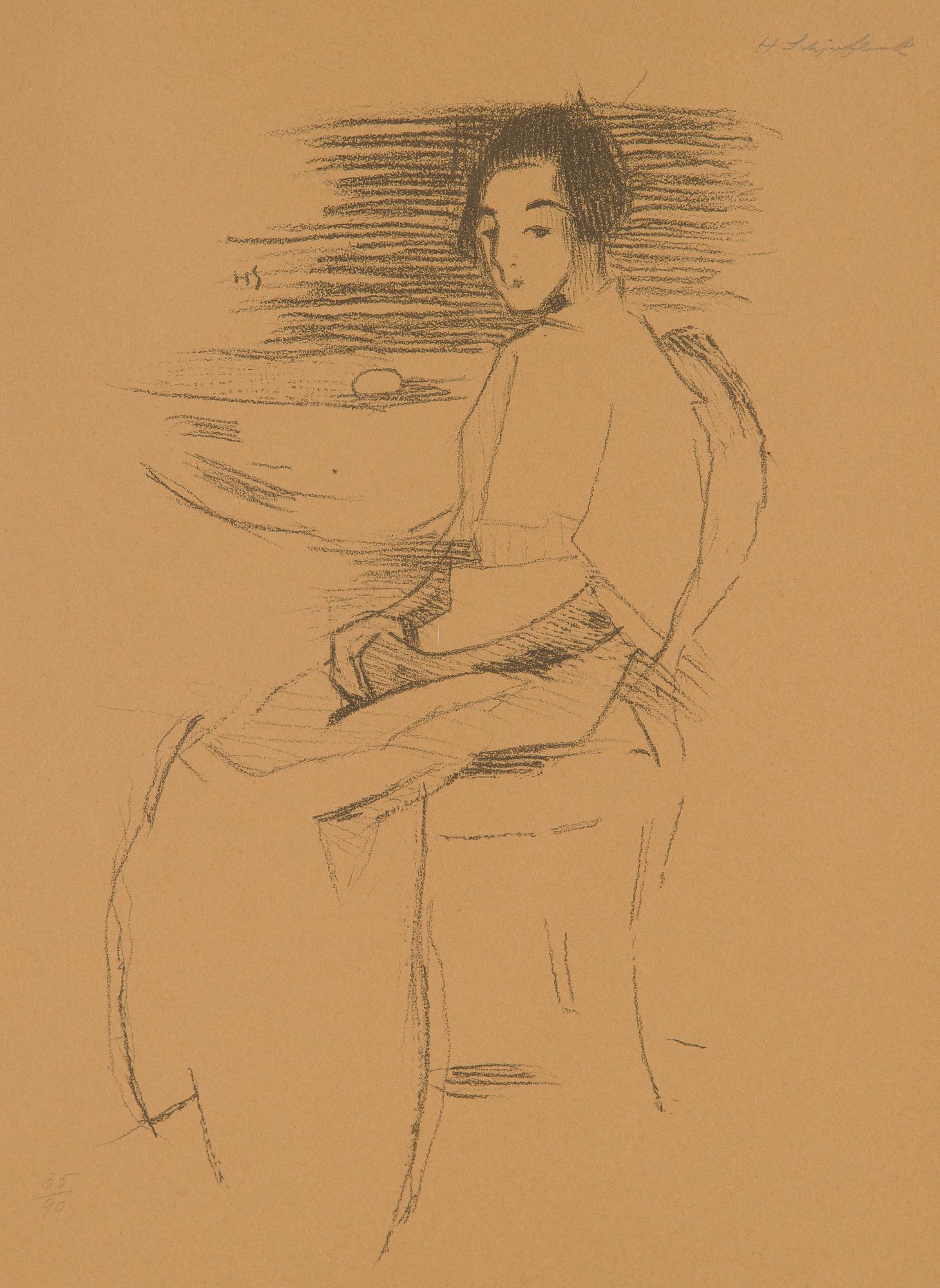 Helene Schjerfbeck, Bagarens Dotter.