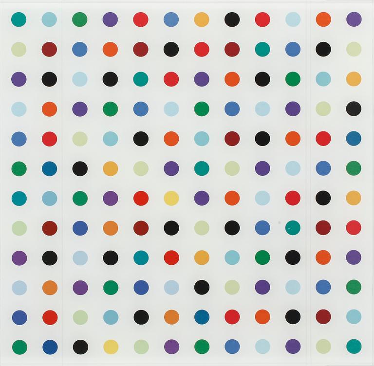 ANDREAS LUNDBERG, "Super dots", gicleetryck på plexiglas, signerad och numrerad a tergo 7/15.