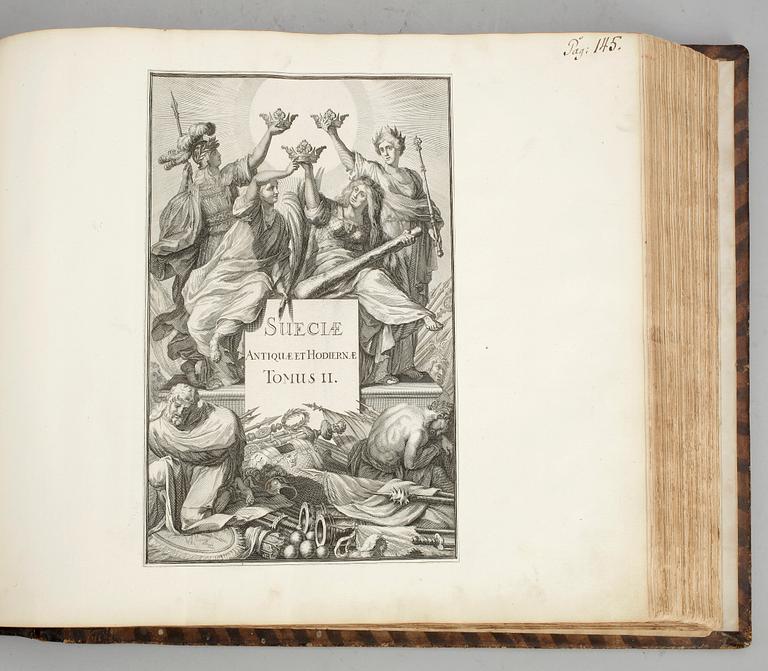ERIK DAHLBERG, "SUECIA ANTIQUA ET HODIERNA", troligen 1710-tal.