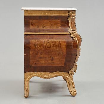 A Danish Rococo 18th century commode by M. Ortmann.