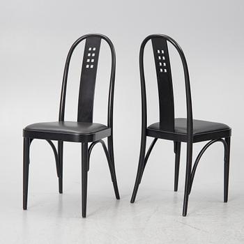 Six Thonet chairs, model 264P, 1989.