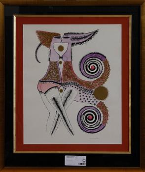 SVANBERG, MAX WALTER, färglitografi, sign.