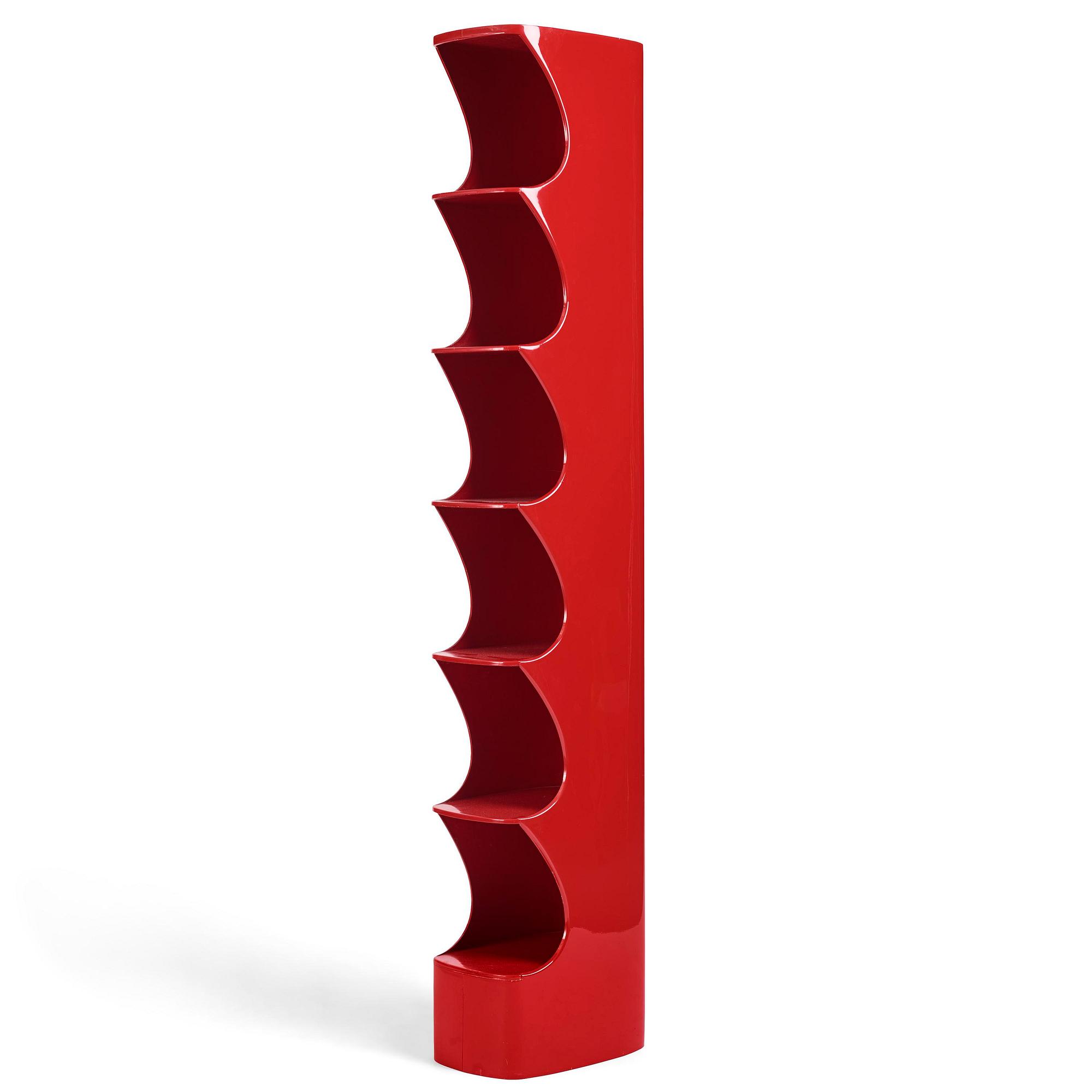 Valérie Doubroucinskis, a "Totem" shelf, Rodier, France, 1970s.