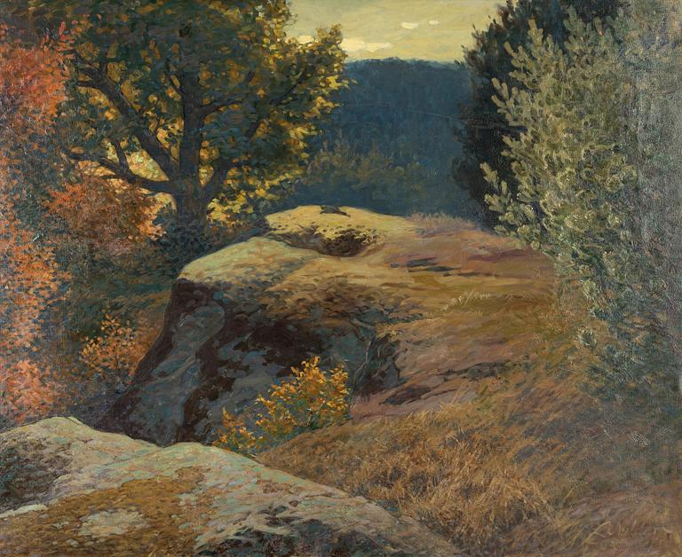 Lennart Nyblom, Autumn Landscape.