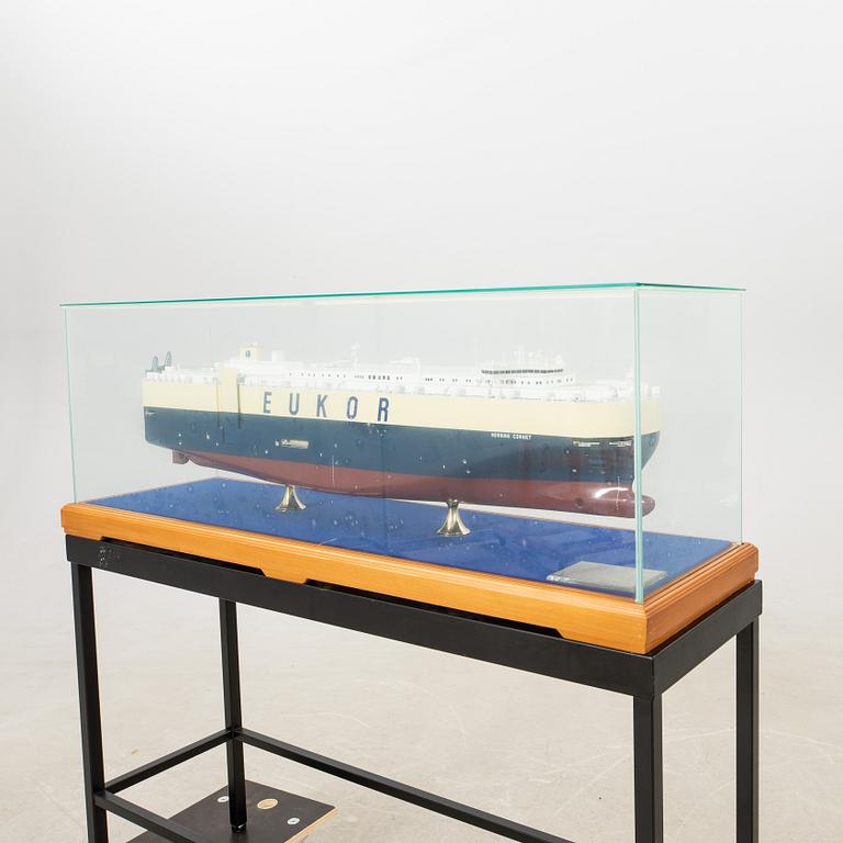 Fartygsmodell "Morning Cornet", Hundai Sahmo Heavy Industies Company LTD. 2007.