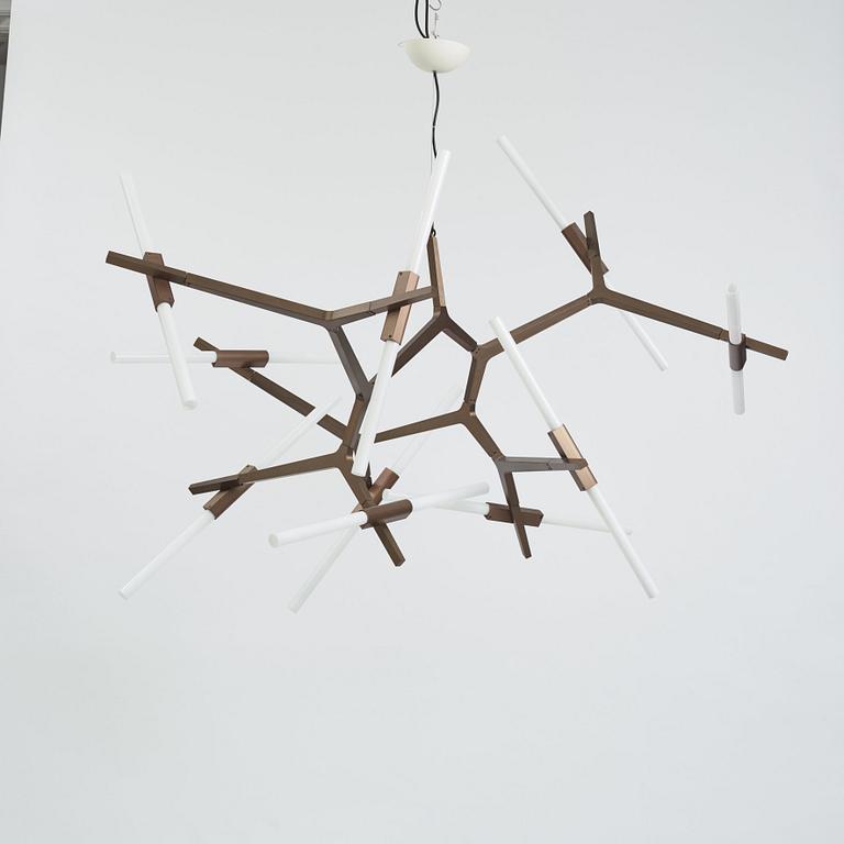 Lindsey Adelman, taklampa, "Agnes Chandelier 20", Roll and Hill, USA, efter 2010.