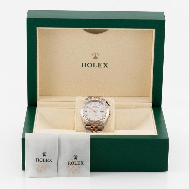 Rolex, Datejust 36, "Mother of pearl diamond dial", ca 2023.