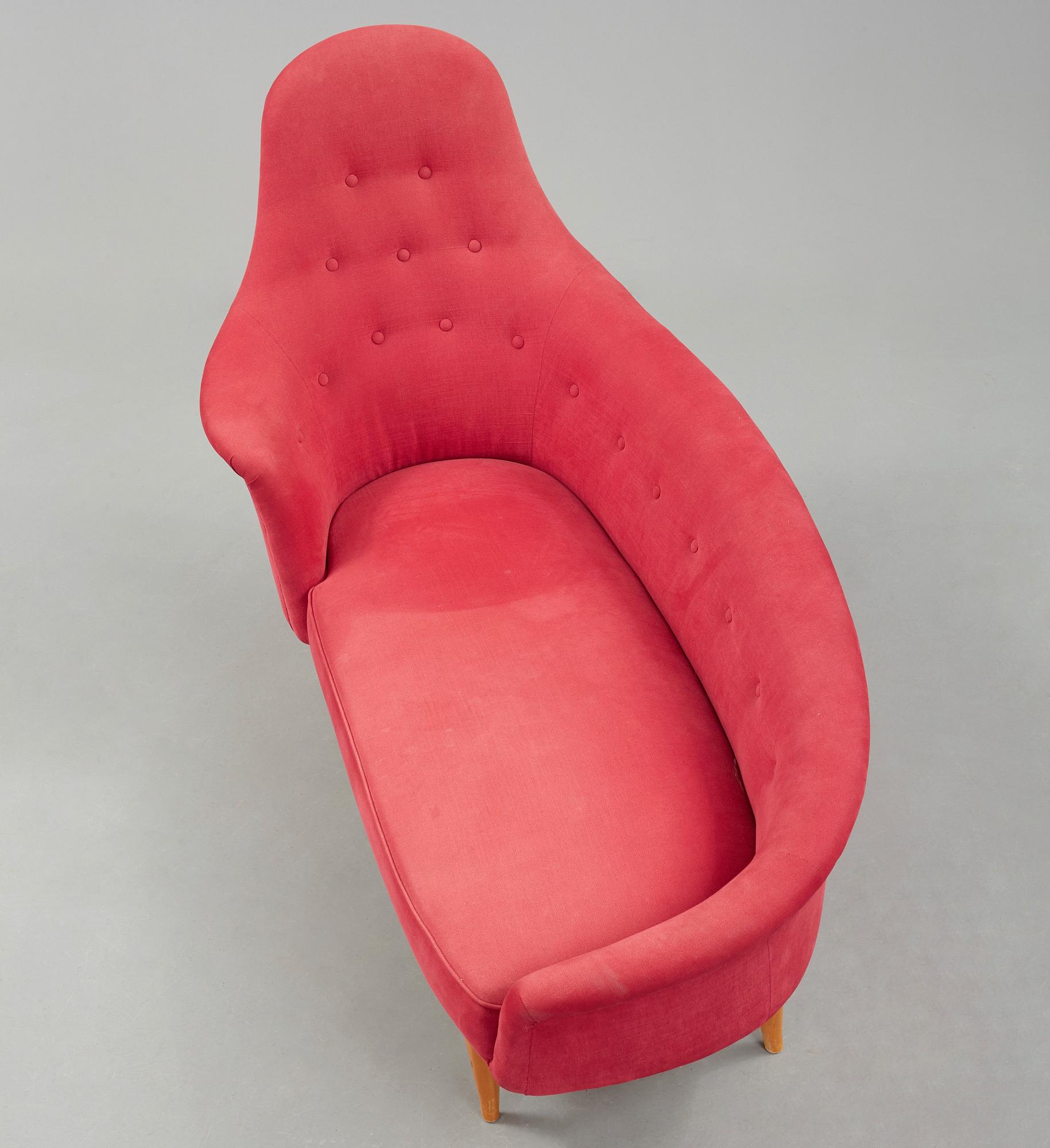 Kerstin Hörlin-Holmquist, A Kerstin Hörlin-Holmquist "Lustgården" chaise longue from the series "Paradiset" for NK, Sweden 1950-60's.