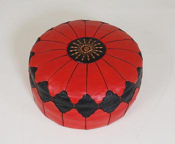 SITTPUFF, skinn. 1960-tal.