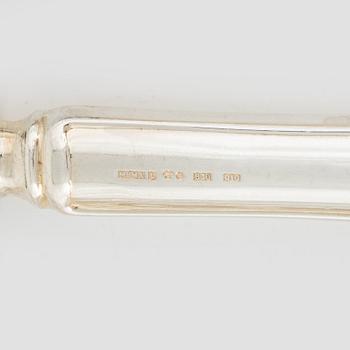 Besticksuppsättning i schatull, 133 delar, modell "Haga", Mema, Lidköping, 1989-1990.