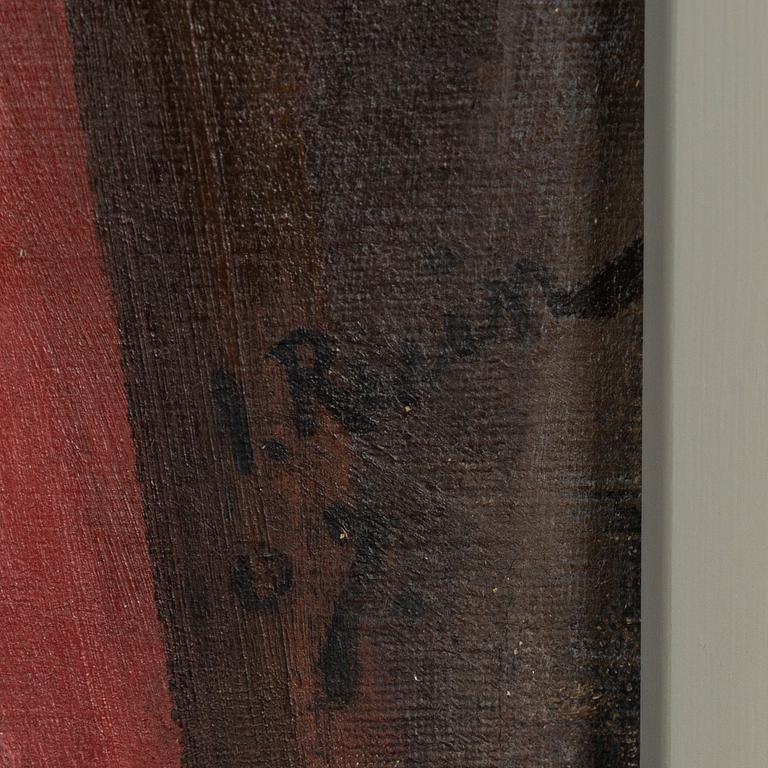 Ingrid Ruin, oil on canvas, signed and dated -07.