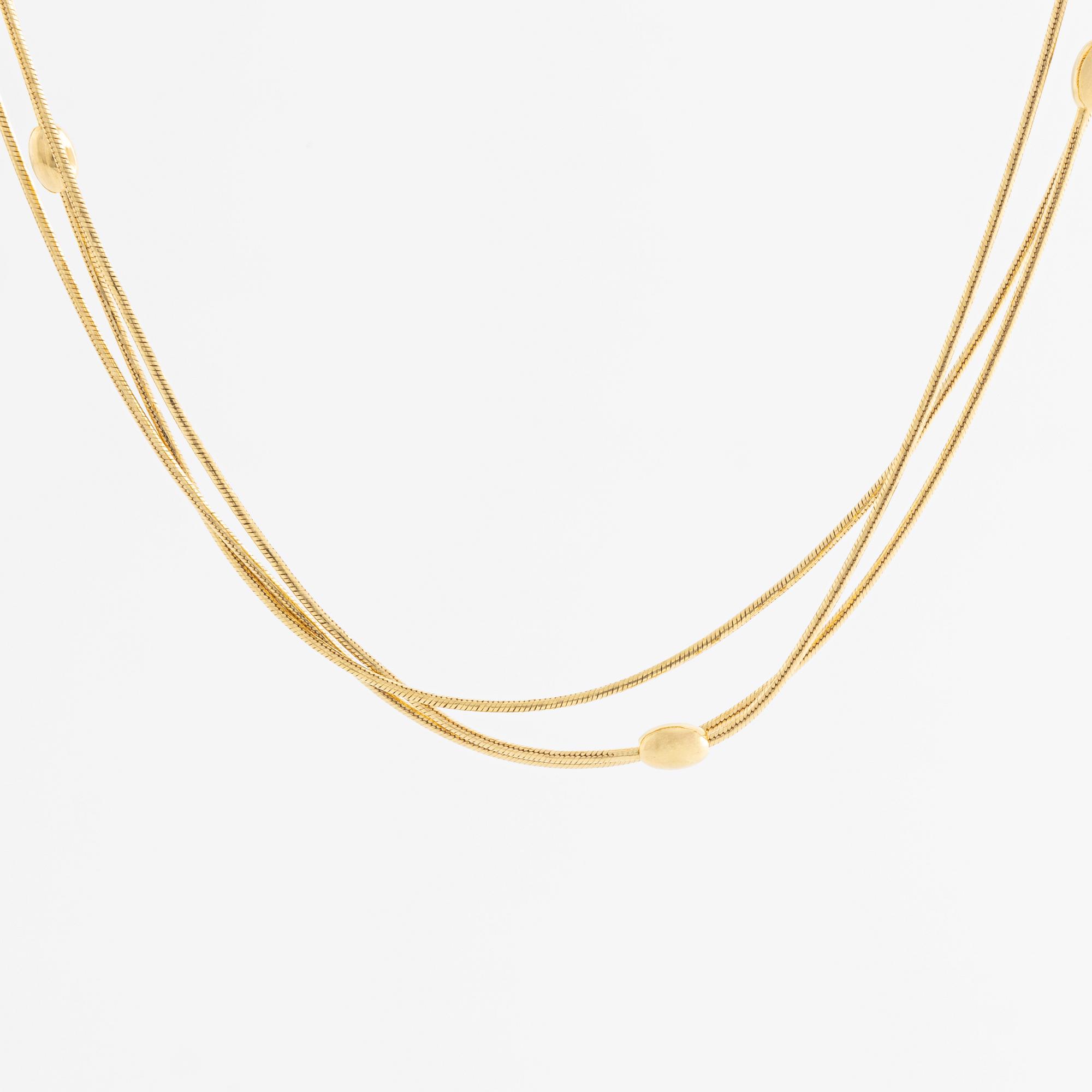18K Gold Necklace.