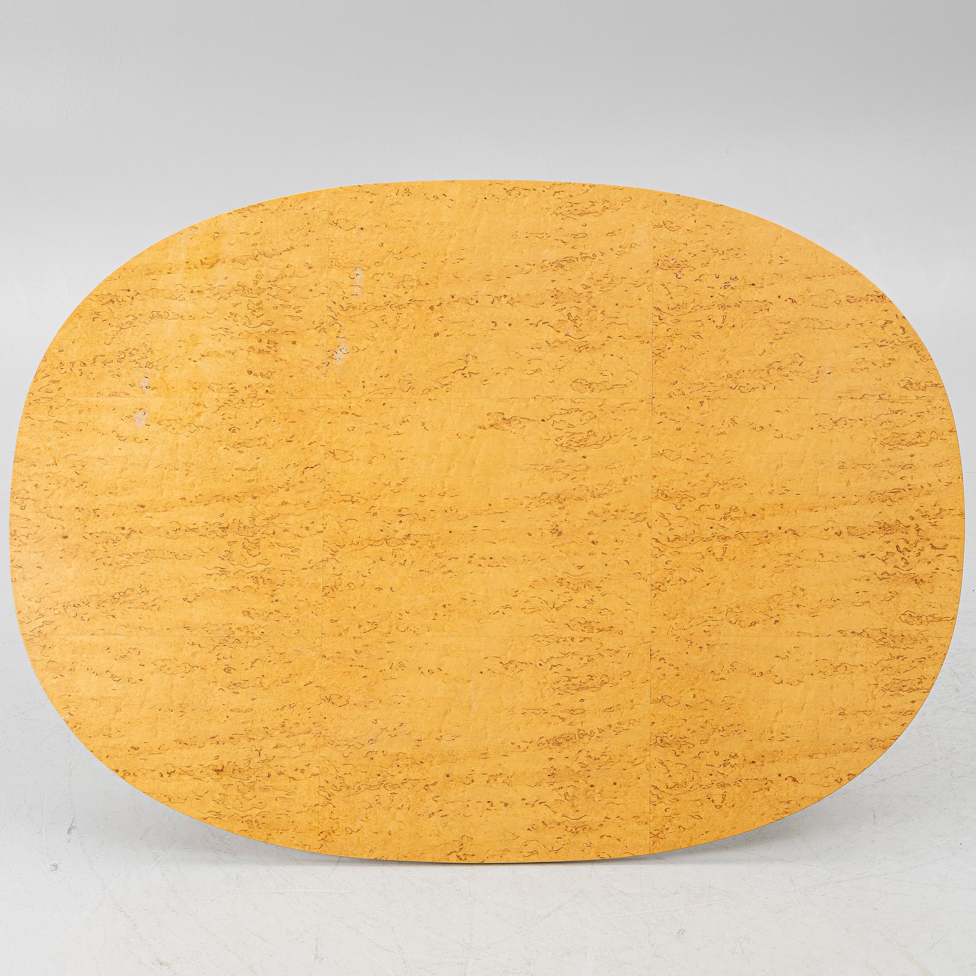 Bruno Mathsson, soffbord, "Superellips", Bruno Mathsson International, Värnamo, 1900-talets andra hälft.